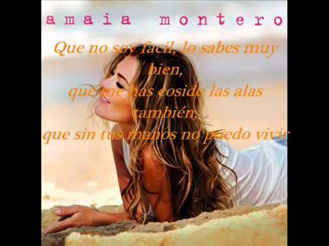 Amaia Montero   Te voy a decir una cosa letra  HQ   Te voy a decir una cosa letra amaia montero