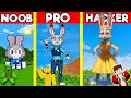 JUDY HOPS ZOOTOPIA 2 Statue Build battle In Minecraft - NOOB VS PRO CHALLENGE - Maizen Mizen Parody