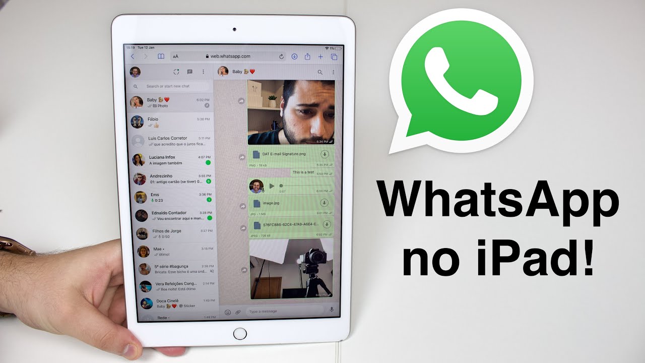 Como Instalar o WhatsApp Oficial no iPad!! - YouTube
