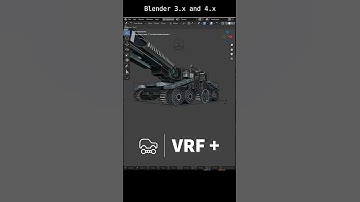 Heavy Tank rig in blender 4.x #animation #rigging #tank #scifi #blender3d #blenderaddons