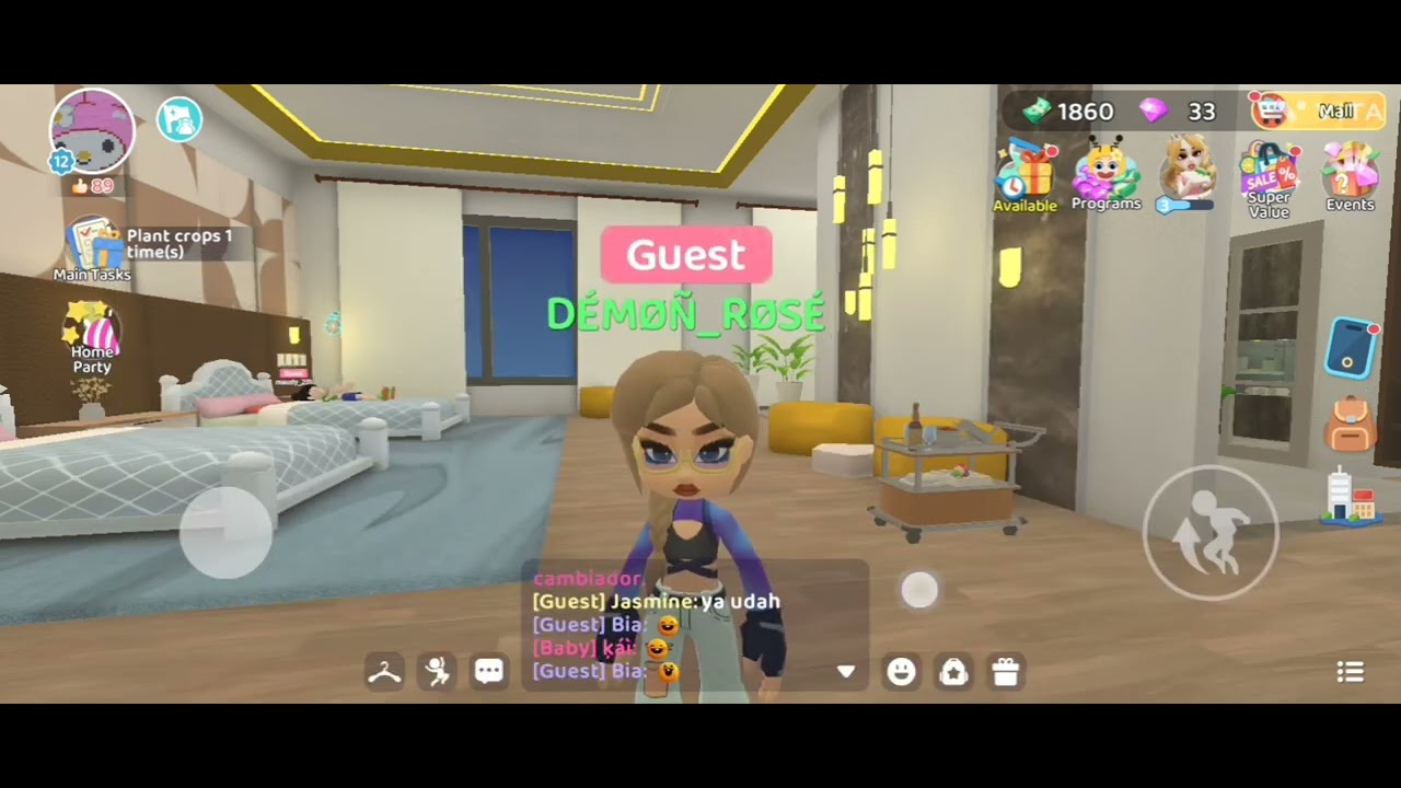 A day with Hana in livetopia party #livetopia