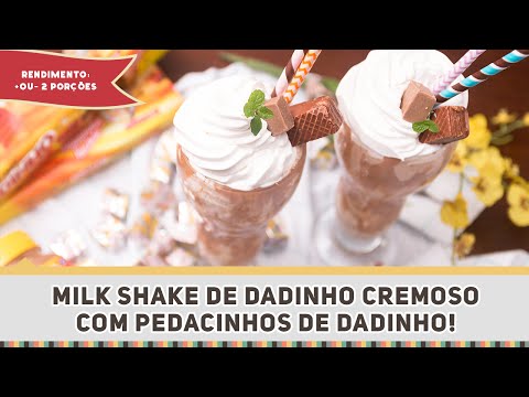 Milk shake de Dadinho - Receitas de Minuto