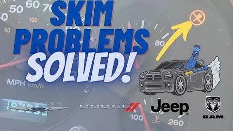 SKIM KEY PROBLEM SOLVED - Dodge Jeep and Chrysler SKIM removal from PCM