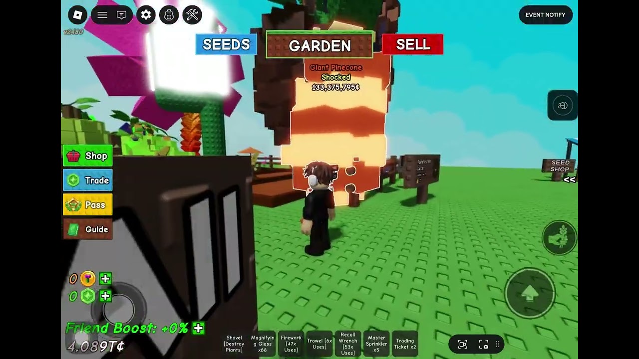 Which Roblox game was best in 2025 pt 2: Grow A Garden