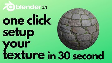 How to setup texture in Blender 3.1 Without Adding Node ( Blender Tutorial)