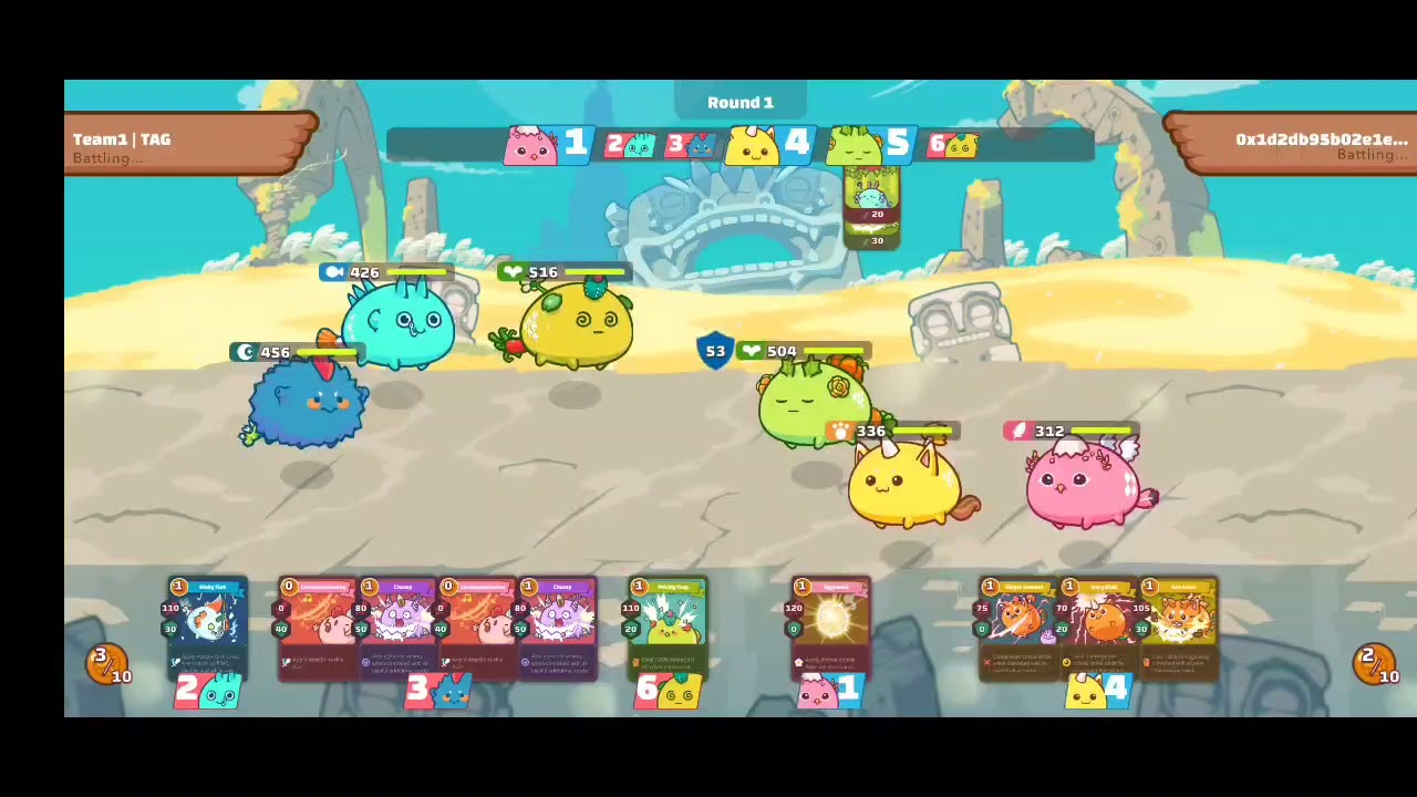 Axie Infinity - Killer Cuckoo Dusk 1v3 against BBP