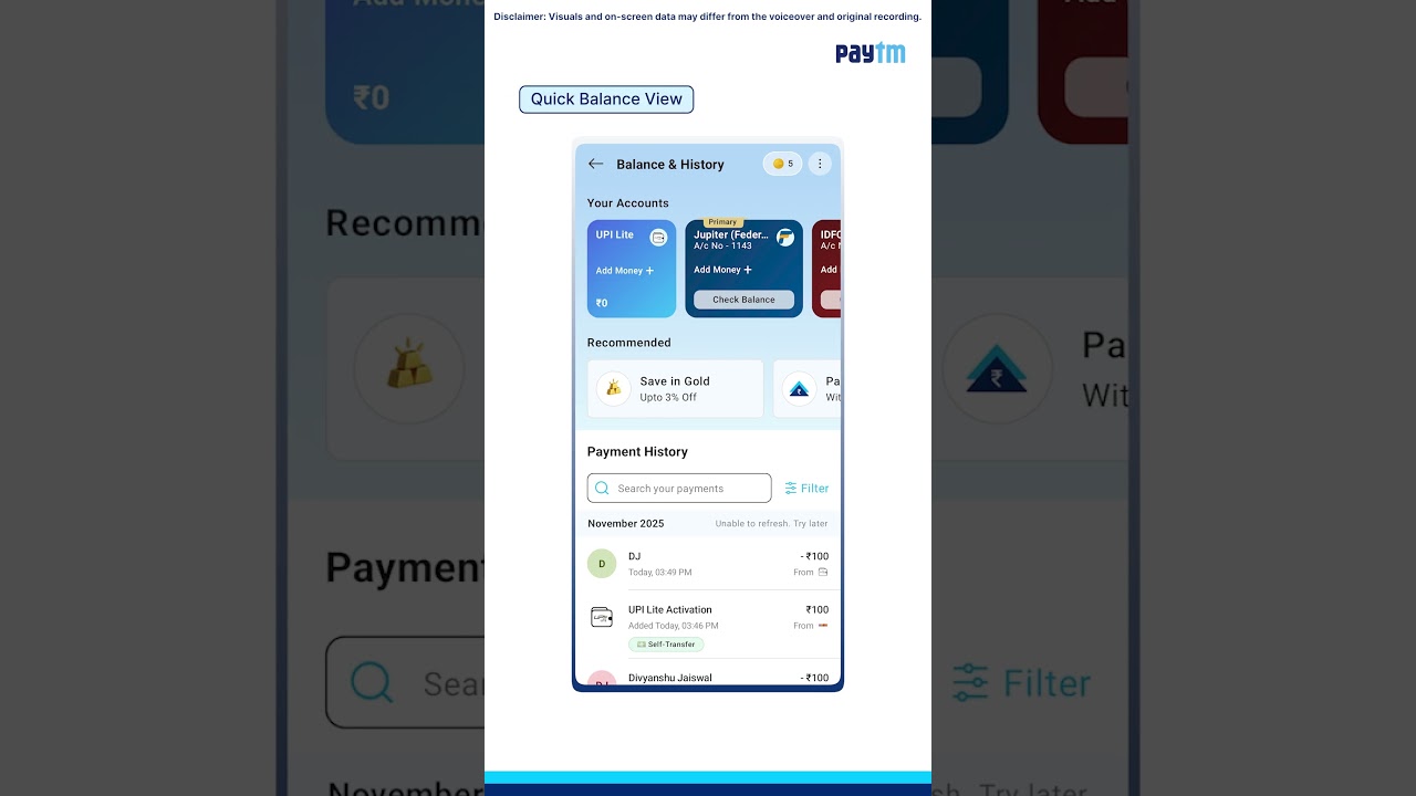 Manage Your Spends Smarter | Check Balance & Monthly Spendings with Paytm | By Paytm | 