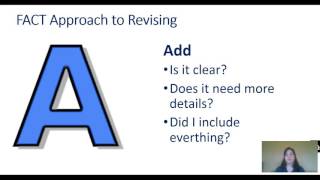 Revising Paragraphs