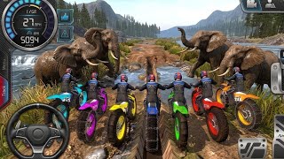 Motocross Dirt Bike Stunts #500subs | Natural Impossible Bikes Racing | Android Gameplay screenshot 2