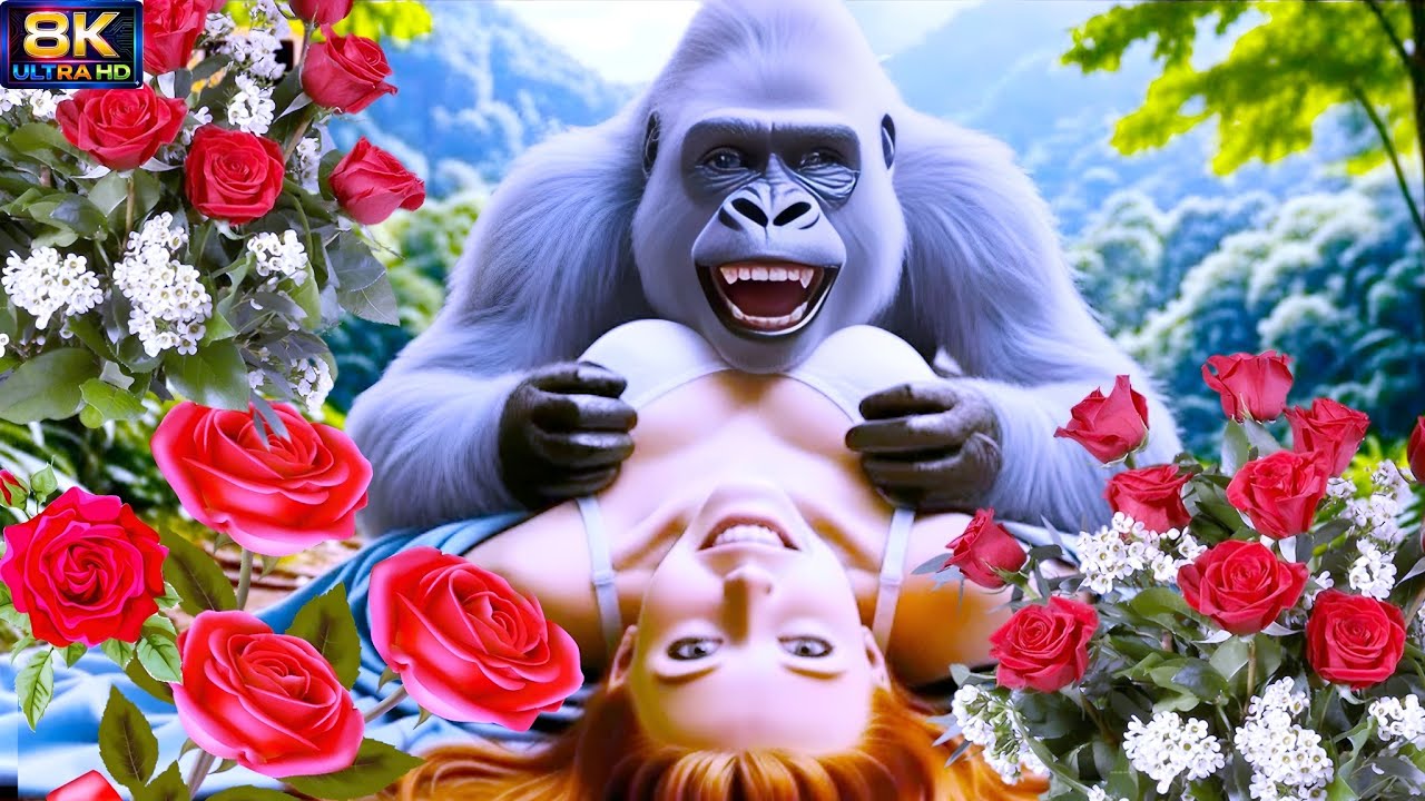 9.9 Million Years Ago: The Girl Who Survived with King Kong in a Prehistoric World || #usa #movie 