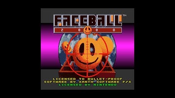 Faceball 2000 (SNES 60Hz / US) - Intro / Attract Mode
