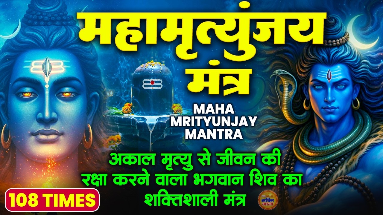 Mahamrityunjaya Mantra 108 Times - महामृत्‍युंजय मंत्र का जाप करने से भोलेनाथ शीघ्र प्रसन्न होते है