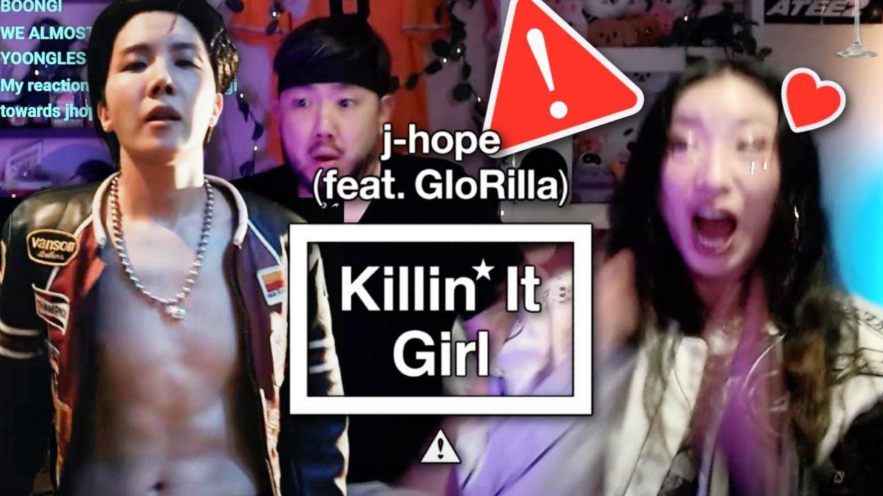 j-hope ‘Killin' It Girl (feat. GloRilla)’ Official MV Reaction 🙀 (ft. hubby from Twitch)