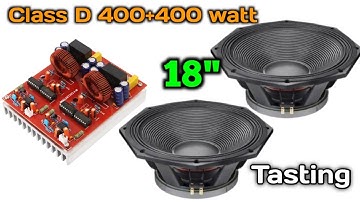 400+400 watt class D amplifier board| sound tasting
