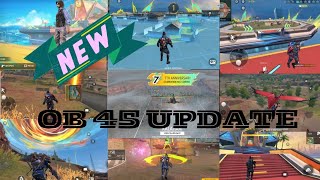 Free Fire Max All Ob45 Update Changes Ob 45 Update Special Glider Upcoming