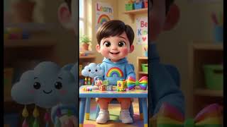 🌈 WOW! Rainbow Magic with Jojo 🌈 | Learn Compound Words for Kids #shortsviral #kidsanimation #kids