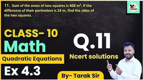Class 10 Math Exercise 4.3 Question 11 | CBSE | NCERT solutions | Ex 4.3 | Board Exam 2023