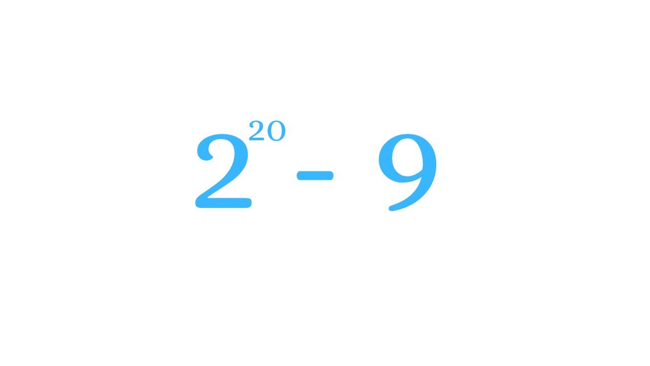 A Challenging Exponential Problem