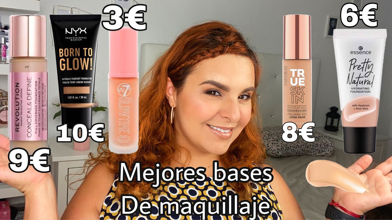 Las mejores bases de maquillaje low cost por menos de 15 euros ✓