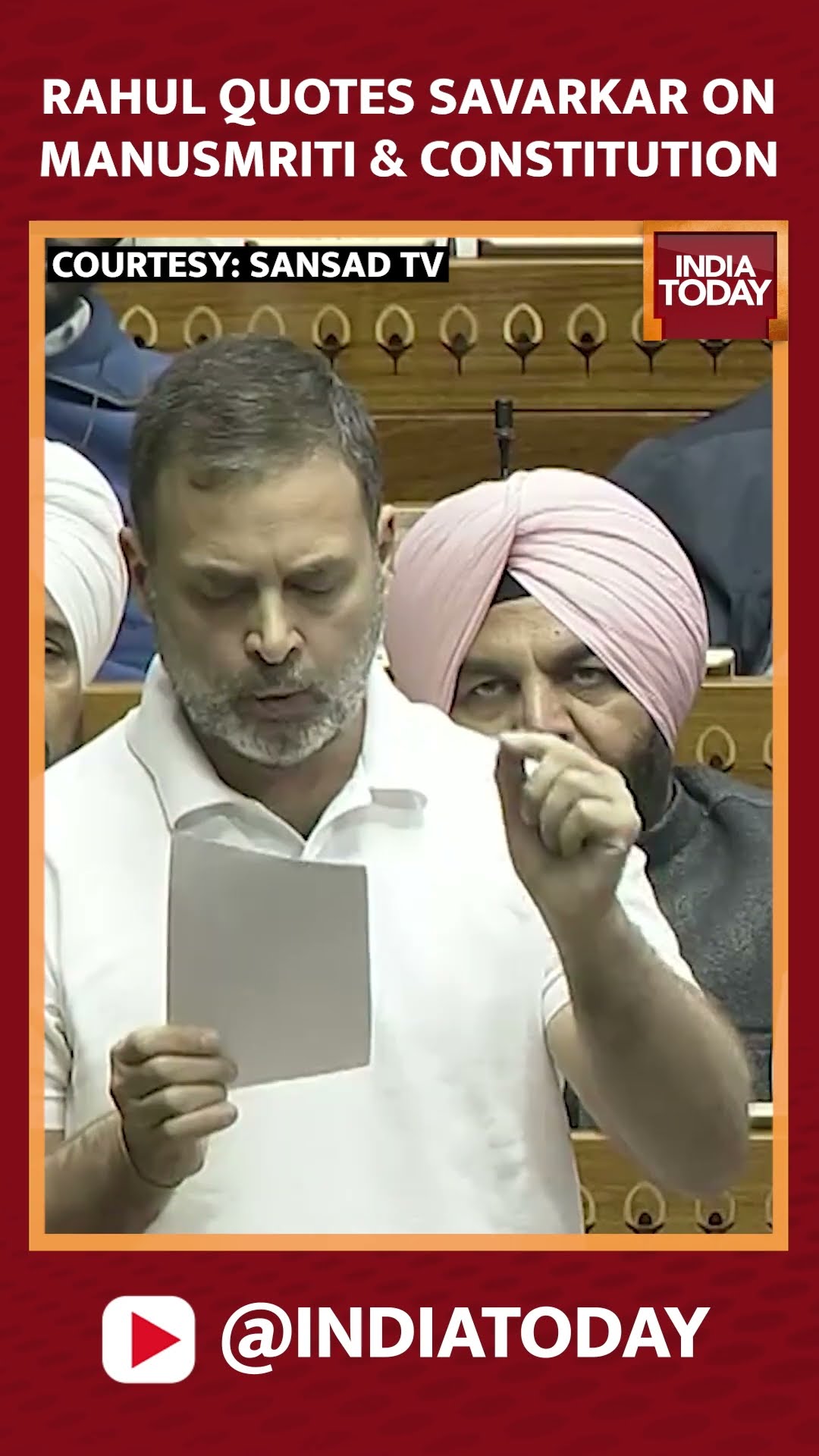 There Is Nothing Indian About Our Constitution, Rahul Gandhi Quotes Savarkar