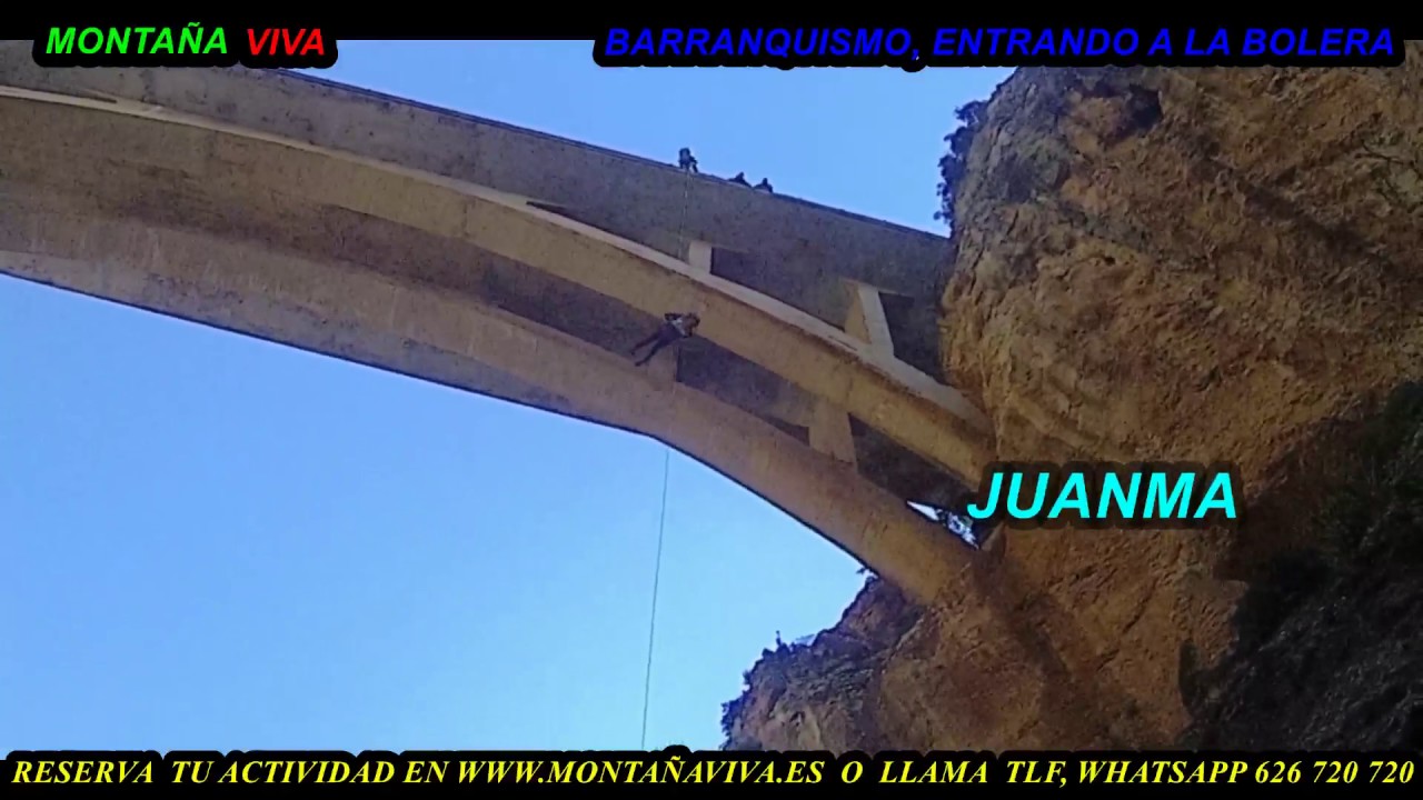 via ferrata lantosque BARRANQUISMO, ENTRANDO A LA BOLERA 13-04-17