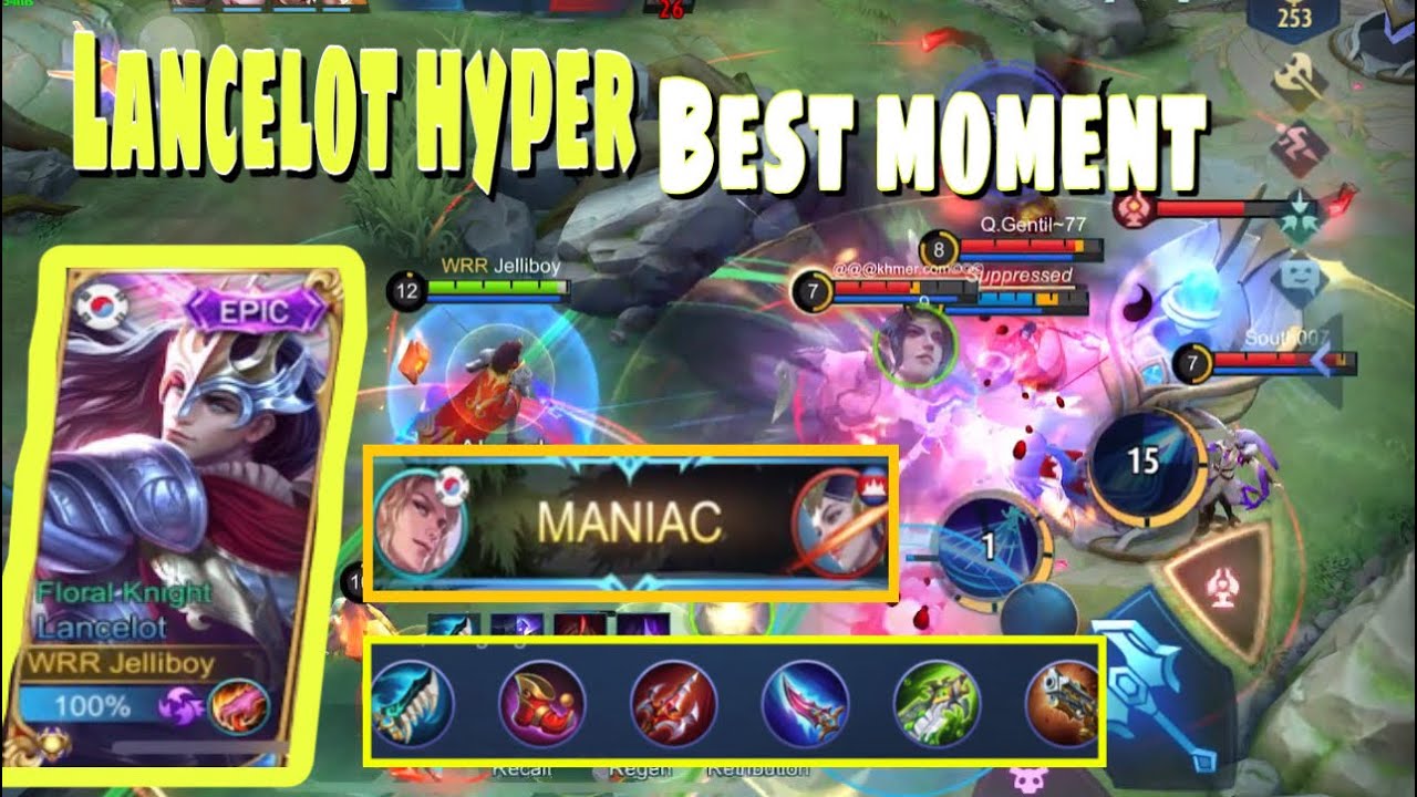 LANCELOT HYPER MAKE AMENY TOXIC BEST MOMENT👍🏻|MOBILE LEGEND|JELLIBOY ...