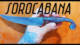 faca estilo Sorocabana / feita de um disco velho #facasorocabana