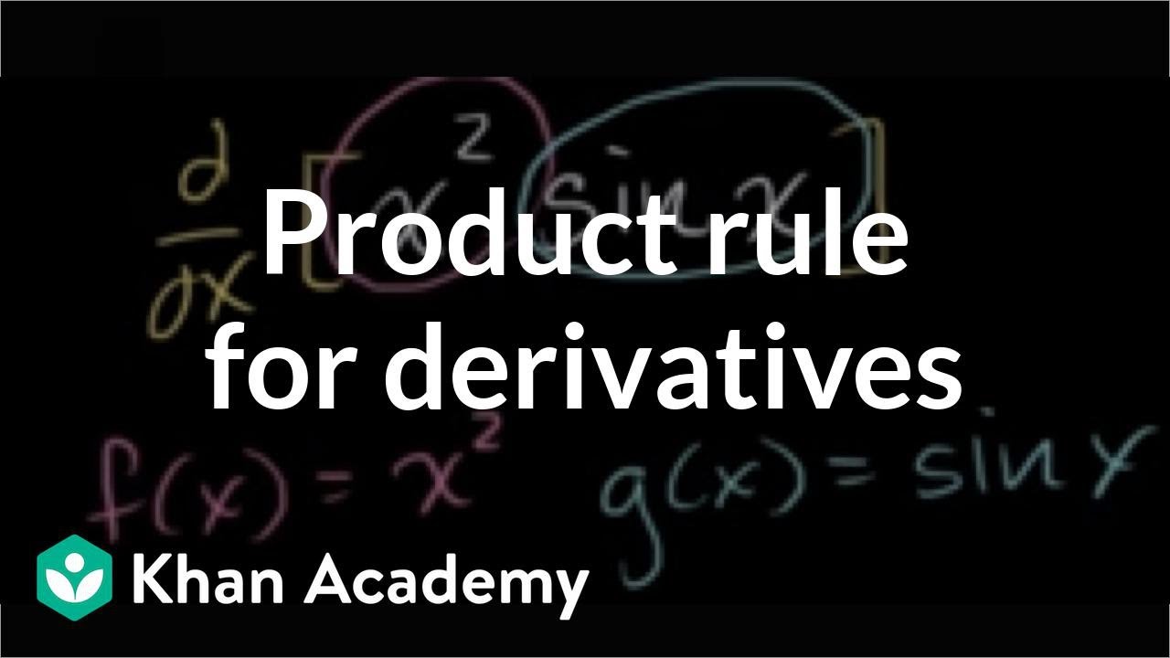 Product Rule Video The Product Rule Khan Academy