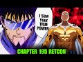 Blast finally reveals saitamas biggest secret a new arc begins  one punch man chapter 195 retcon