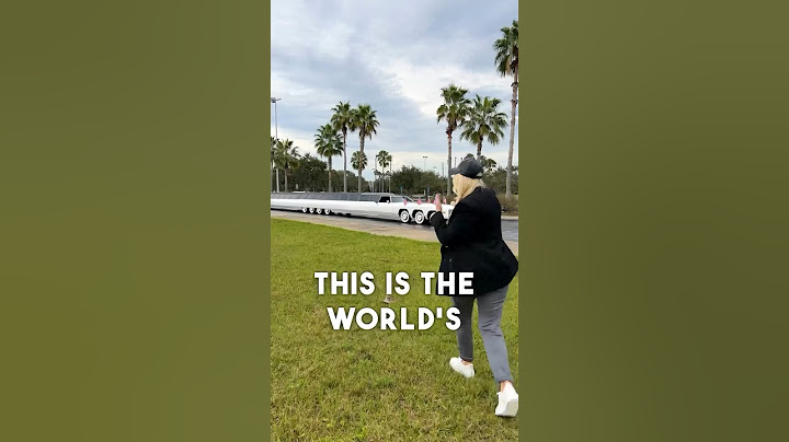 You can literally land a helicopter on the world's longest car! 🤯🚁 #limo #worldrecord #cars