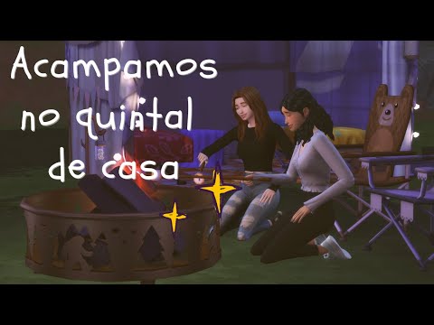 Acampamos no quintal de casa 🏕️
