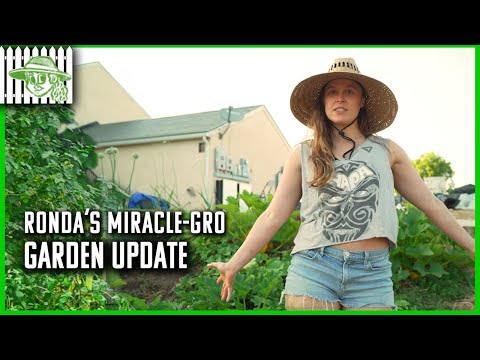 Ronda Rousey's Grocery Garden Update | Browsey Acres #StayHome #WithMe