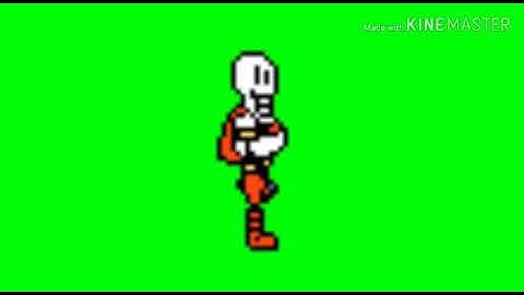 Undertale : Papyrus walk (?) {Sprite animation}