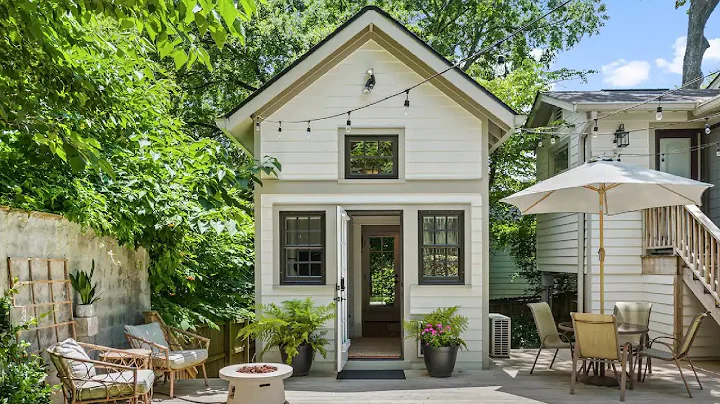 The Coziest Two-Story Tiny House Living with Modern Amenities