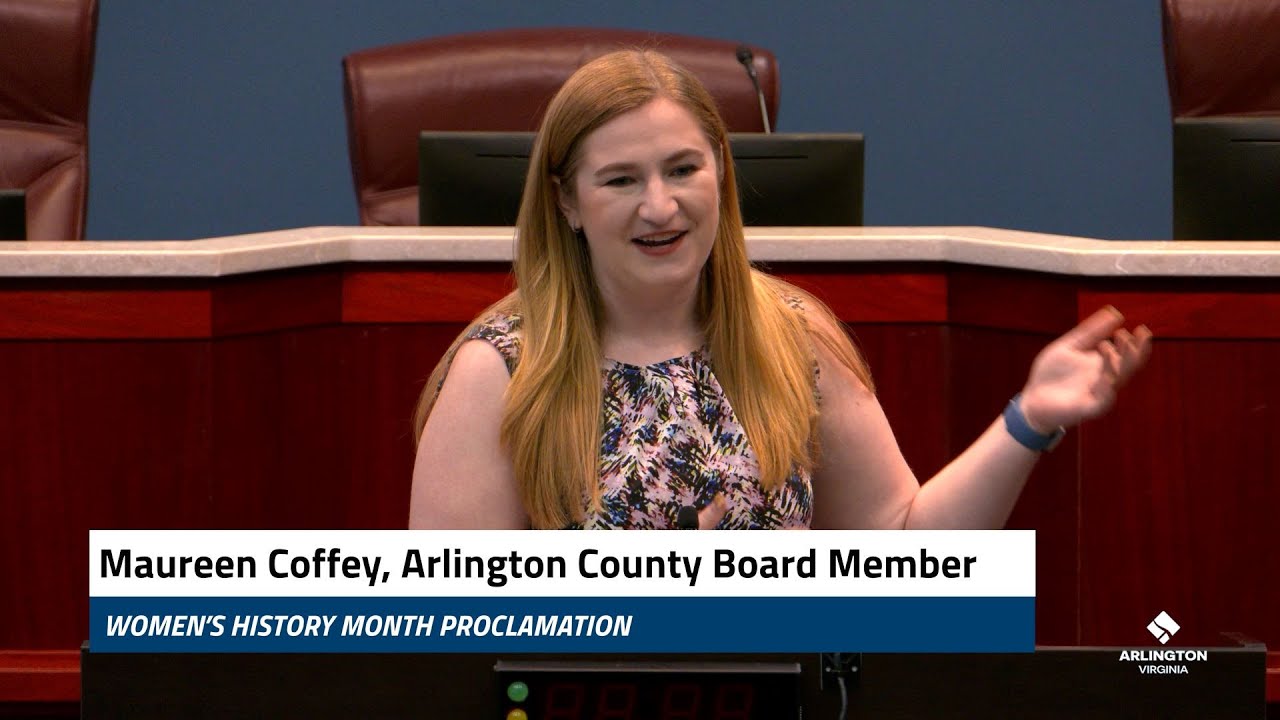 Women's History Month Proclamation | Arlington County - YouTube