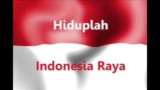INDONESIA RAYA IN F KARAOKE LIRIK dengan Intro INSTRUMENTAL  I Indonesian anthem