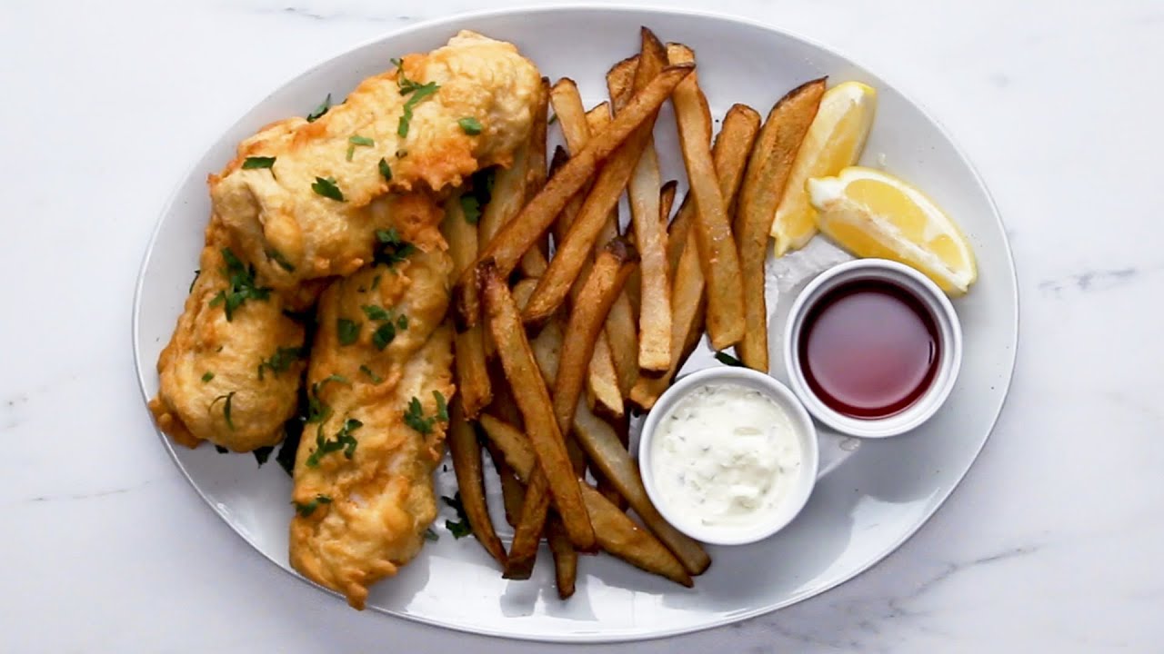 Fresh Fish And Chips That Will Make You Happy • Tasty