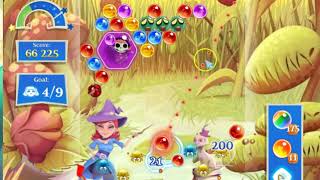Bubble Witch 2 Saga Level 2240 with no booster & 7 bubbles left