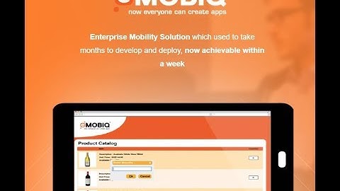 eMobiQ App Creation Walkthrough