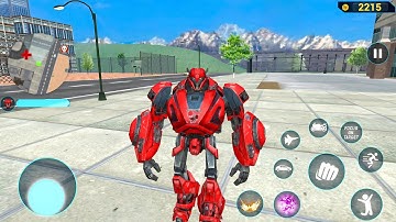 Red Megatron Robot Jet Car Bike Transformation Robot Game 2020 New Update - Android Gameplay