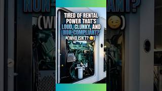 Tired of rental power that's loud, clunky, and non-compliant? (Who isn't? 😉)