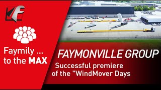 Faymonville Group: Successful premiere of the WindMover Days