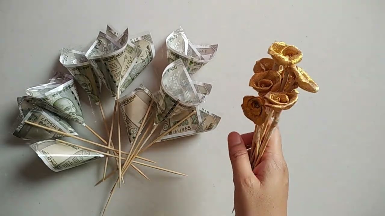 How to make easy Money Bouquet/Easy Tutorial/Surprise Idea/Kath