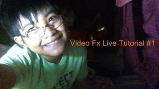 Video Fx Live Tutorial #1 voice over screenshot 2