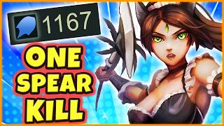 THE LEGENDARY ONE SPEAR KILL IS BACK! (1100+ AP NIDALEE JUNGLE)