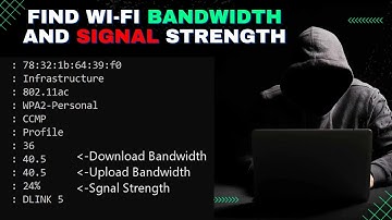 Find Wi-Fi Signal Strength | Bandwidth Using Command Prompt (Educational Purposes ONLY!)