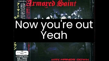 Armored Saint - In An Instant (lyrics)