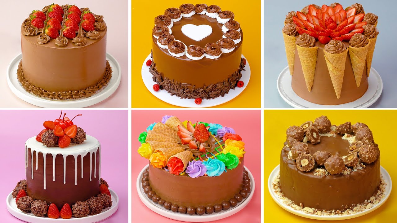 ✨Tutorial De Decoración De Pasteles Con Chocolate Una Combinación Perfecta🍫 |Cake Delicia Español🌎