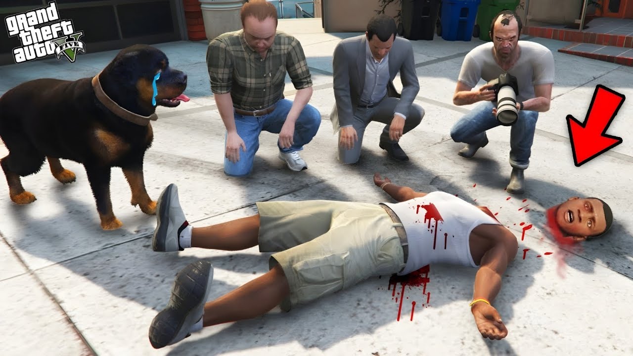 Who Killed Franklin In His House in GTA 5! Shinchan chop Find Out