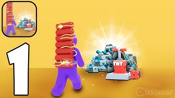 MINER TYCOON: Big Dynamite - Gameplay Part 1 Find Unique Gems (Android,iOS)